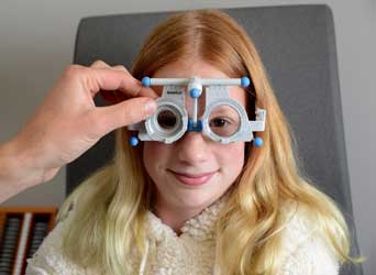 children eye test